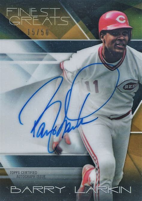 Top Barry Larkin Baseball Cards, Rookies, Autographs, Inserts, Rare, Best