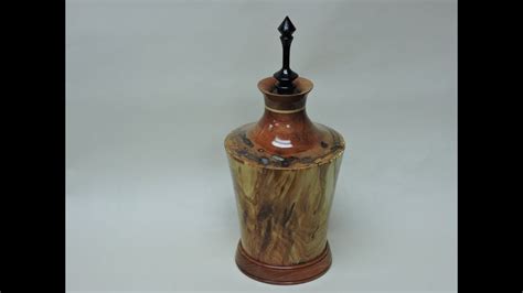 Wood Turning Cherry Urn Youtube