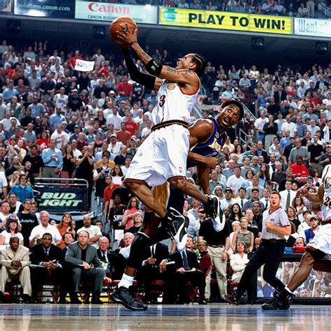 Iverson Fastbreak Vs Kobe In The 2001 Finals R NBAimages