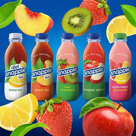 Buy Snapple Kiwi Strawberry 16 Fl Oz Recycled Plastic Bottle 6 Pack