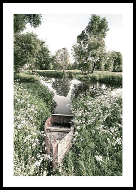 Stranded Boat Poster Natur Gallerix Se