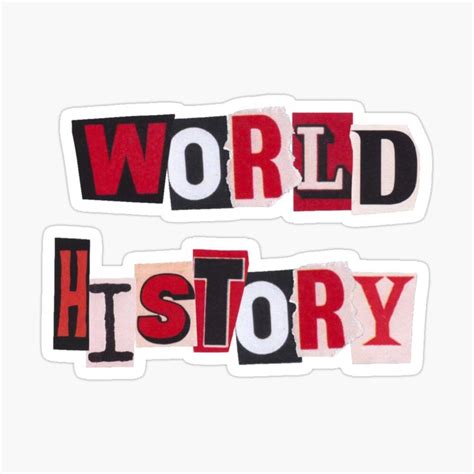 History Class Label Sticker For Sale By Mawked In 2024 Class Labels