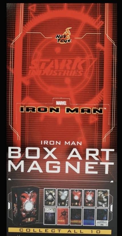 Hot Toys Mini Magnet Box Art Set IRON MAN PMAG005N