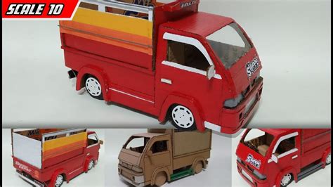 MEMBUAT MINIATUR PICK UP SS SWEET GIRLS DARI KARDUS HANDMADE YouTube