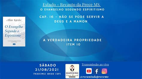 Cap N O Se Pode Servir A Deus E A Mamon Item A Verdadeira