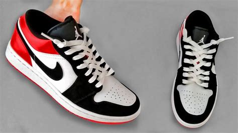 HOW TO LOOSELY LACE JORDAN 1 LOW Nike Air Jordan 1 Loose THE BEST