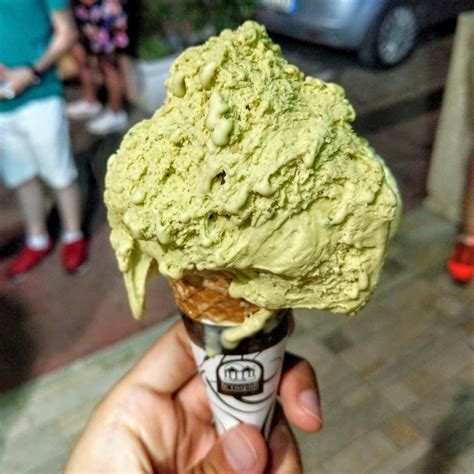 Gelato Al Pistacchio Le Cuspidi Agrigento Raffadali San Leone