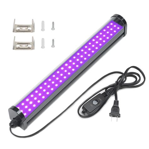 Black Lights, EEEkit 10W LED UV Blacklight Bar, Glow In The Dark Party ...