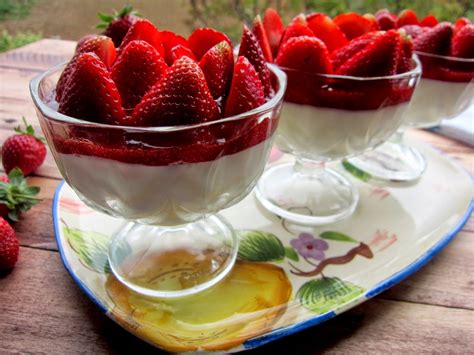 Una Pincelada En La Cocina Copa De Fresas Con Crema De Queso Y Nata