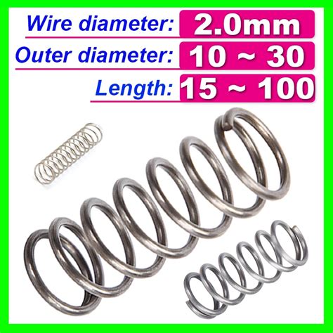 Wire Diameter 20mm Compress Pressure Spring Y Type Rotor Buffer Return