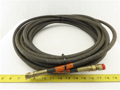 Parker 549 4 SAE 100R7 1 4 Gas Hose 4 1 4 19 Swivel Female Ends 50