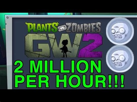 PvZ GW2 Coin Glitch 2 Million Per Hour Fish Chest Coins Plants Vs