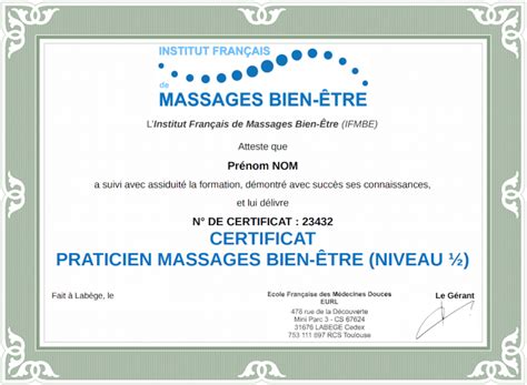 Formation Massages En Ligne