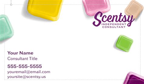 Scentsy Business Cards | Join Team & Get Professional Marketing Material