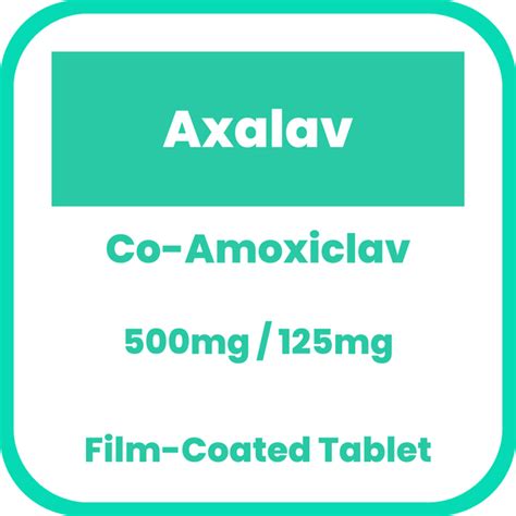 Axalav Co Amoxiclav Mg Mg Film Coated Tablet S Price In The