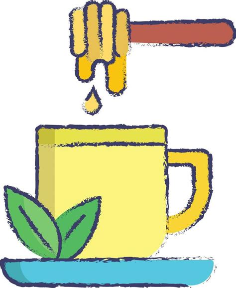 Honey Tea Hand Drawn Vector Illustration 31090834 Vector Art At Vecteezy