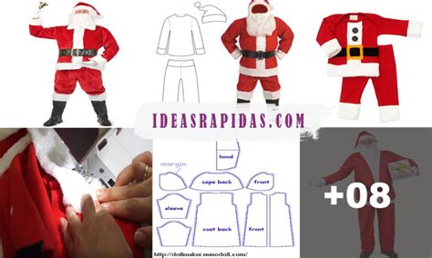 Aprende Como Hacer Hermosos Trajes De Santa Claus Con Patrones