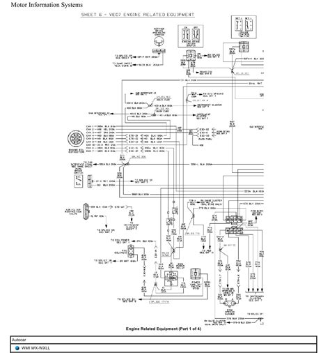 Autocar Truck WMI WX WXLL Wiring Diagram