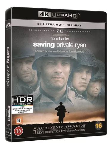 Blu Ray 4k Ultra Hd O Resgate Do Soldado Ryan Dub leg Lacr Frete grátis