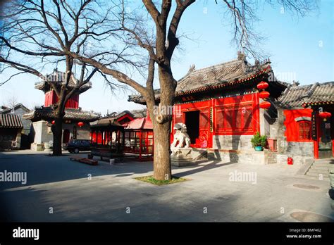 Tianwang Hall Guanghua Temple Beijing China Stock Photo Alamy