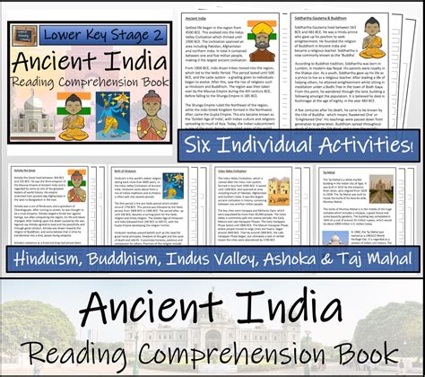 Year 3 Or Year 4 Ancient India Reading Comprehension Book Teaching Resources