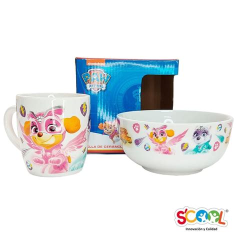 Set de Cerámica Paw Patrol 2 Piezas Sodimac Falabella