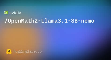 Nemo Model Model Config Yaml Nvidia Openmath Llama B Nemo At Main