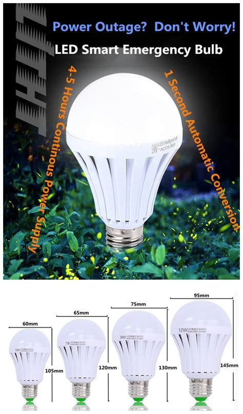 Smart Emergency Lamp E B Remote Control Rechargeable Led Bulb