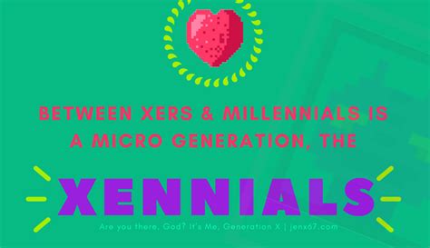 Who are the Xennials (Infographic) | Are you there, God? It's me, Gen X.