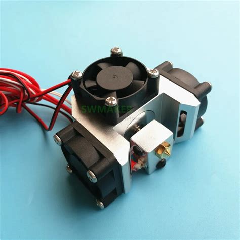 New V6 Metal Hotend Print Head Kit With Super Cooling Fan Duct V6