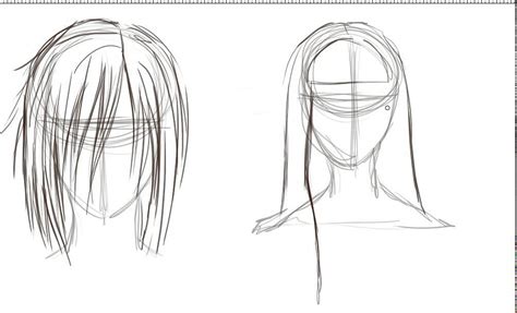 How To Draw Straight Hair