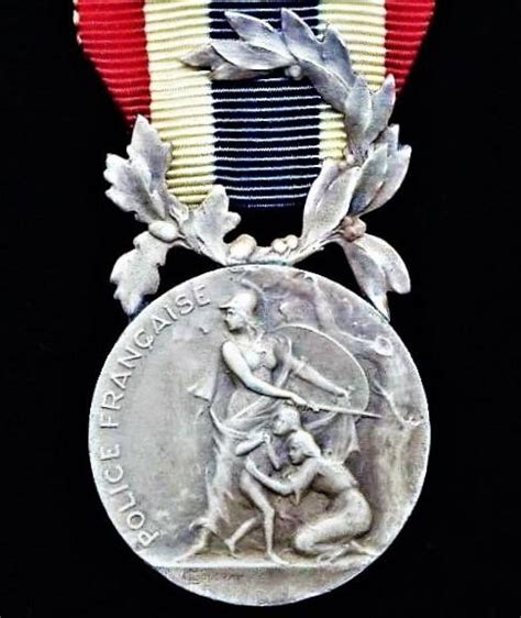 Aberdeen Medals France Medal Of Honour For The National Police