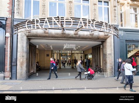 Grand Arcade Entrance Cambridge Stock Photo - Alamy