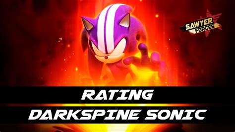 Sonic Forces Speed Battle Rating Darkspine Sonic Youtube