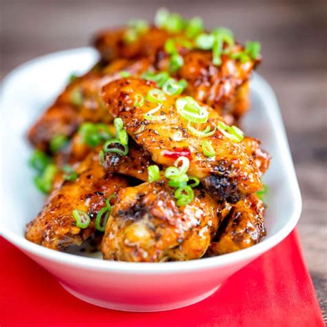 Thai Chicken Wings Oven Baked And Sticky Krumpli