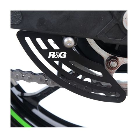 Protection De Couronne Dent De Requin R G RACING Noir Pour Kawasaki