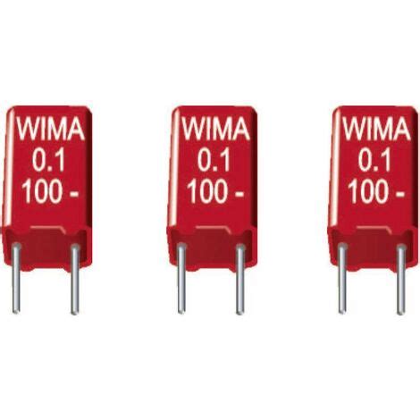 Wima MKS 2 0 015uF 10 250V RM5 1 pc s Condensateur à film MKS sortie