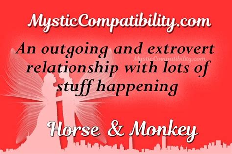 Horse Monkey Compatibility - Mystic Compatibility