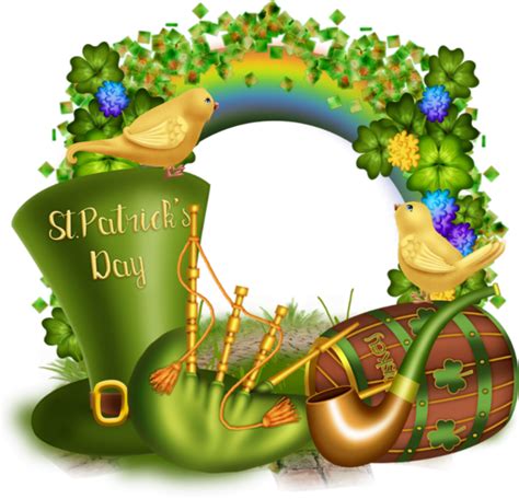 ♣ Cadre Saint Patrick Png St Patricks Day Frame Png ♣