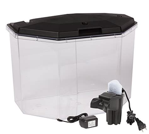 Koller Products Gallon Aquarium Kit With Power Filter And Led