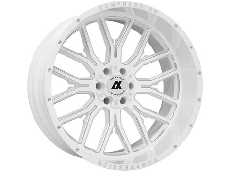 Axe Offroad Milled White Ax6 Wheels Rugged Ridge