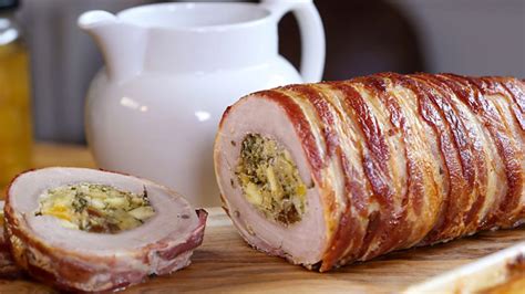 Bbc Two Hairy Bikers Best Of British Series 2 Pork Pork Tenderloin Stuffed With Apricots