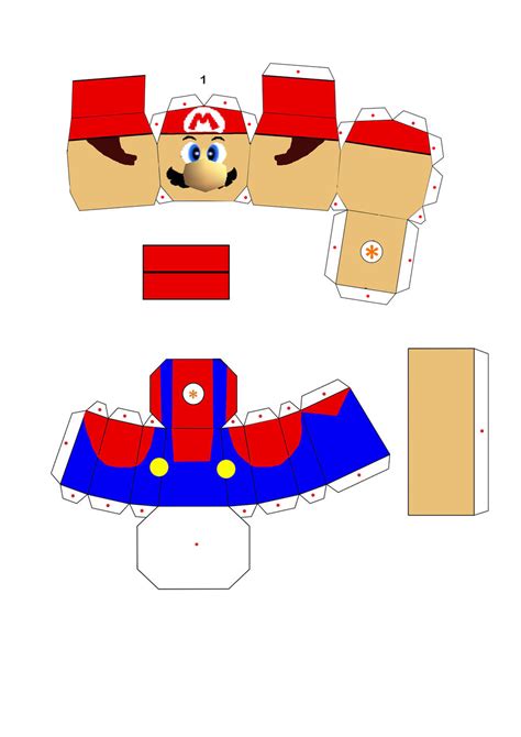 Mario Papercraft Part1 By Jackobonnie1983 On Deviantart