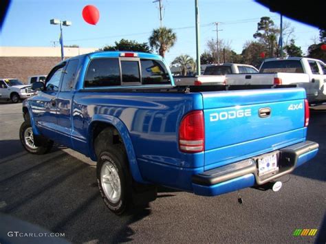 1999 Intense Blue Pearl Dodge Dakota Sport Extended Cab 4x4 42681871 Photo 24