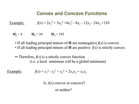 Ppt Convex And Concave Functions Powerpoint Presentation Free