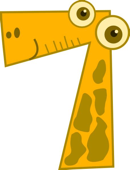 Animal Number Seven Clip Art at Clker.com - vector clip art online ...