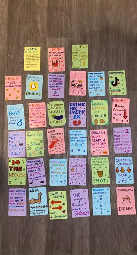 Sleepover Party Games Party Card Games Adult Party Games Party Games