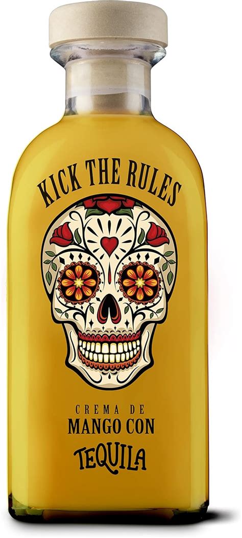 KICK THE RULES Crema de Mango con Tequila 15º Botella de 0 7L