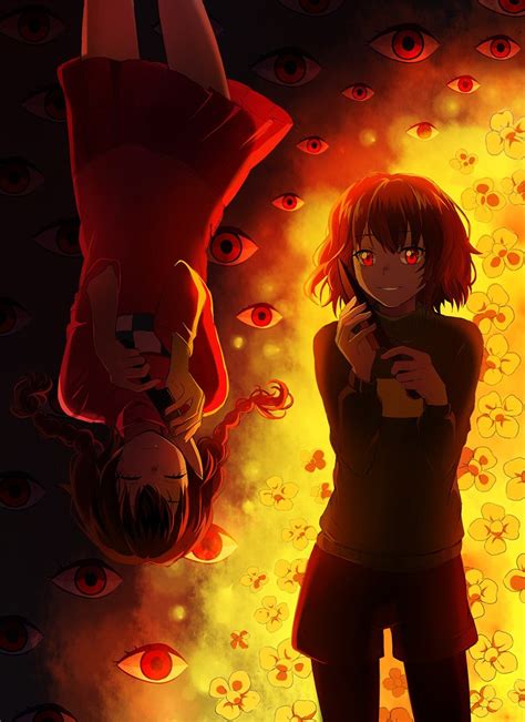 Madotsuki And Chara Undertale And 1 More Drawn By Savibyakushimc