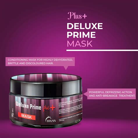 Truss Deluxe Prime Mascarilla Para El Cabello Antiencrespamiento Mascarilla Hidratante Para